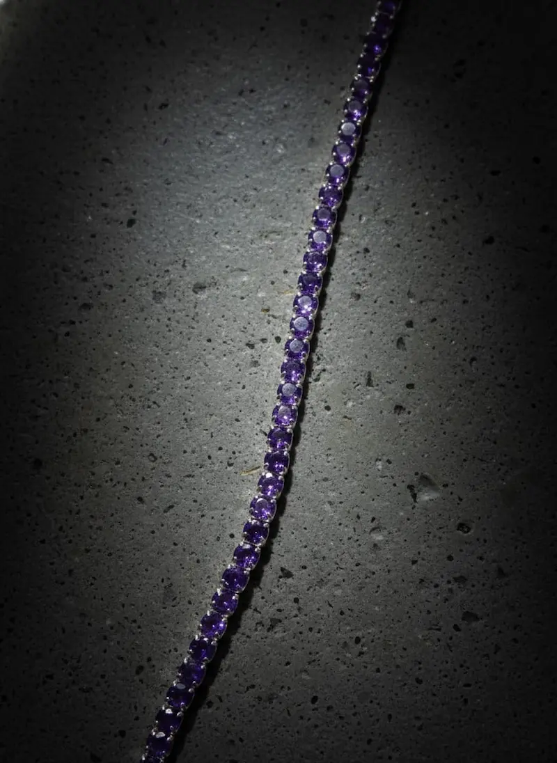 Pulsera Amatista Imperial - Plata Ley 950 - Imagen 2